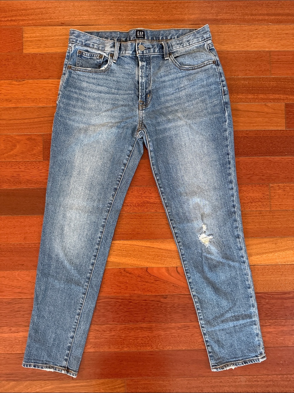 GAP Women’s Best Girlfriend Size 28 Light Blue High-Rise Slim Jeans